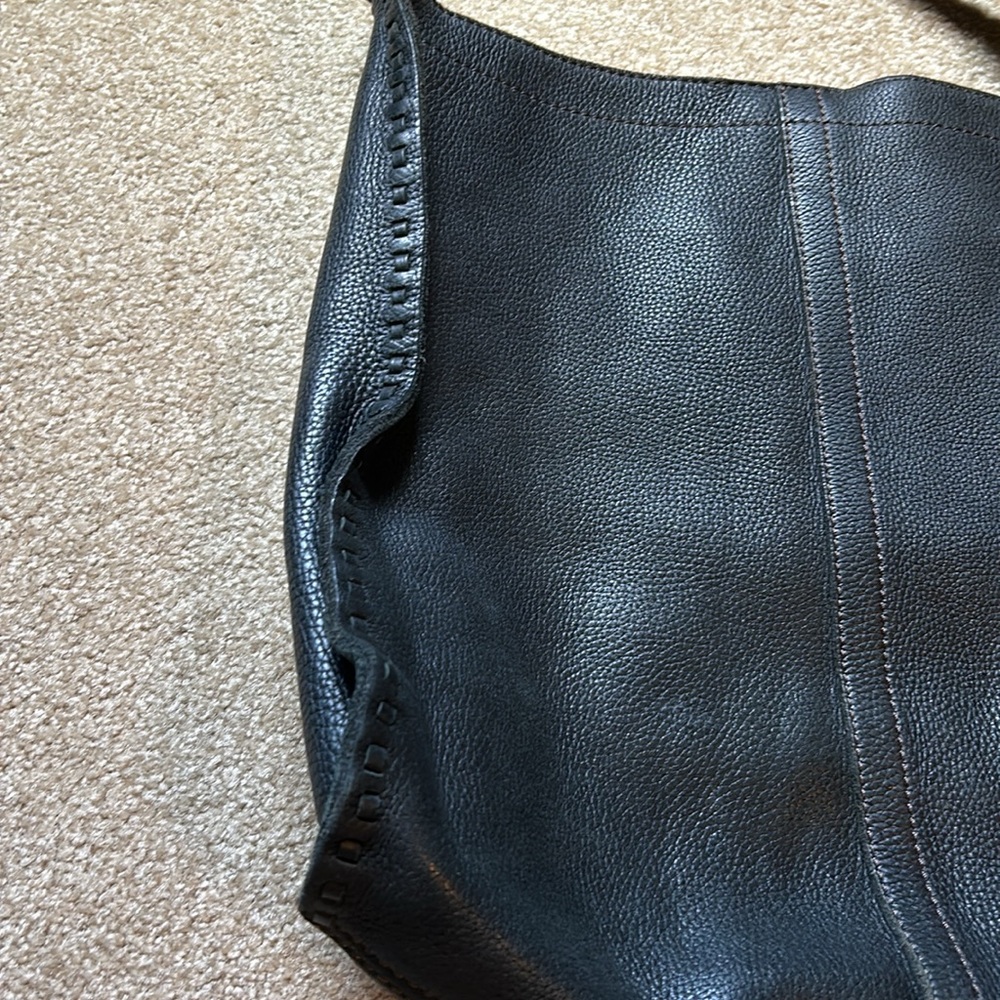 Lucky brand, black, hobo leather purse - Picture 2 of 11